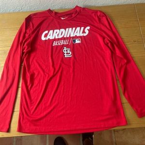 Authentic St. Louis Cardinals long sleeve Dri-Fit shirt